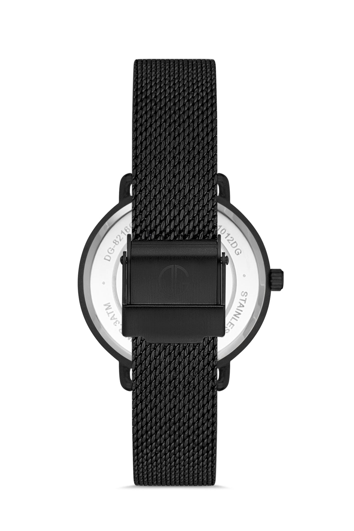 DAVID GUNER SİYAH KAPLAMALI SİYAH KADRANLI KADIN KOL SAATİ DG-8261LC-G2E