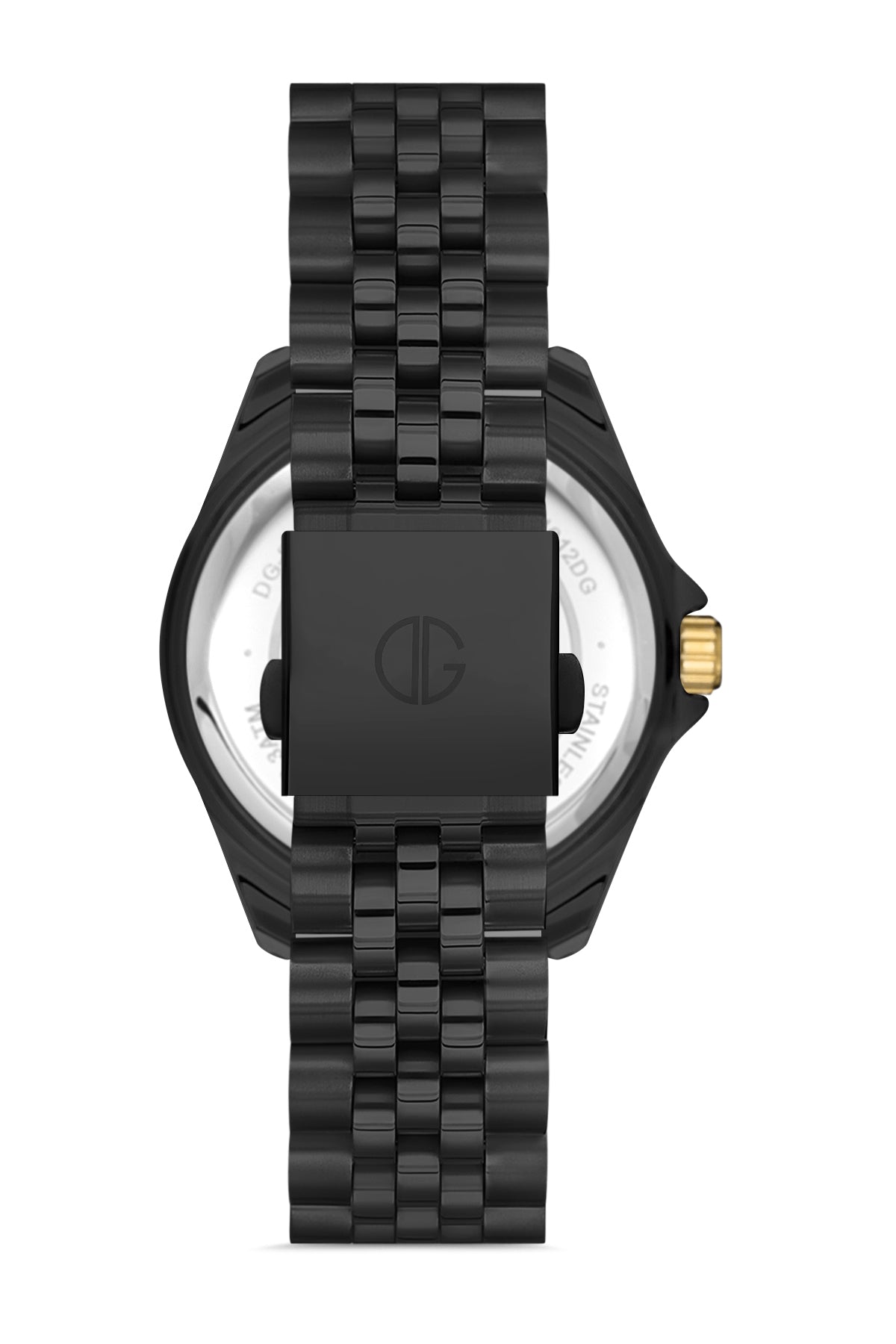 DAVID GUNER Siyah Kaplamalı Siyah Kadranlı Takvimli Erkek Kol Saati - DG-8230GA-G2B