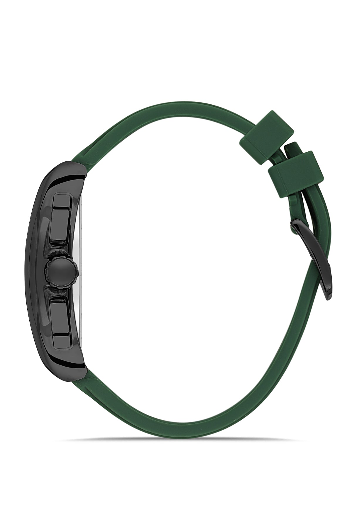 DAVID GUNER Siyah Kaplama Yeşil Kadranlı Multi Fonksiyonlu Erkek Kol Saati