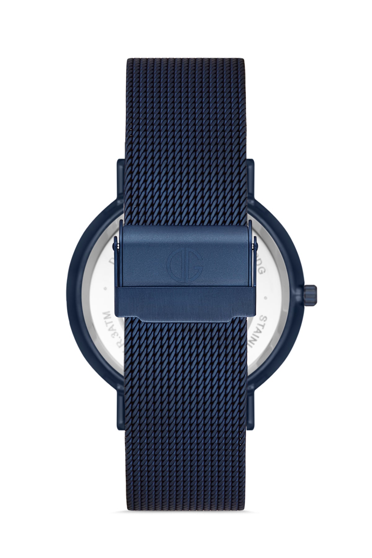 Davıd Guner Men's Watch with Calendar and Steel Knitted Band