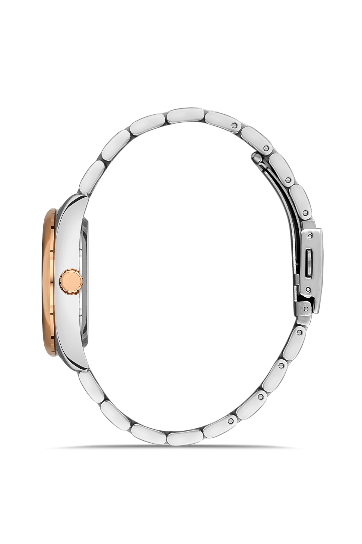 DAVID GUNER Takvimli Gümüş Kadranlı Kadın Kol Saati - DG-8384LA-E1