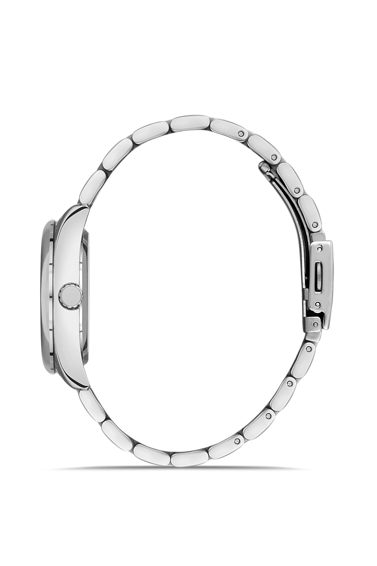 DAVID GUNER Silver Plating Women's Watch with Calendar