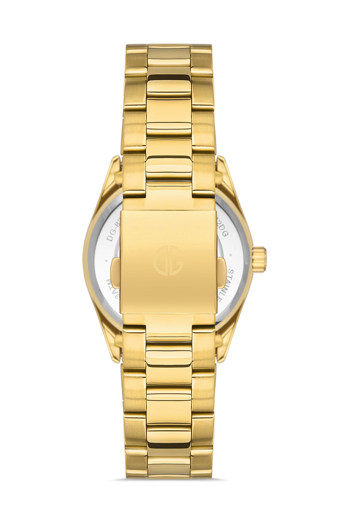 DAVID GUNER Yellow Coated Women's Watch with Calendar