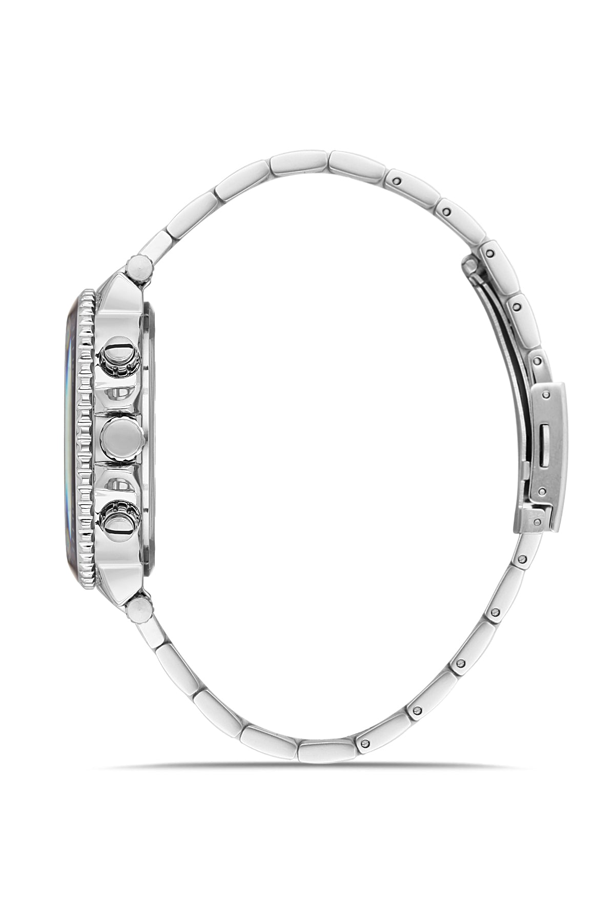 DAVID GUNER Green Dial Silver Plating Men's Watch