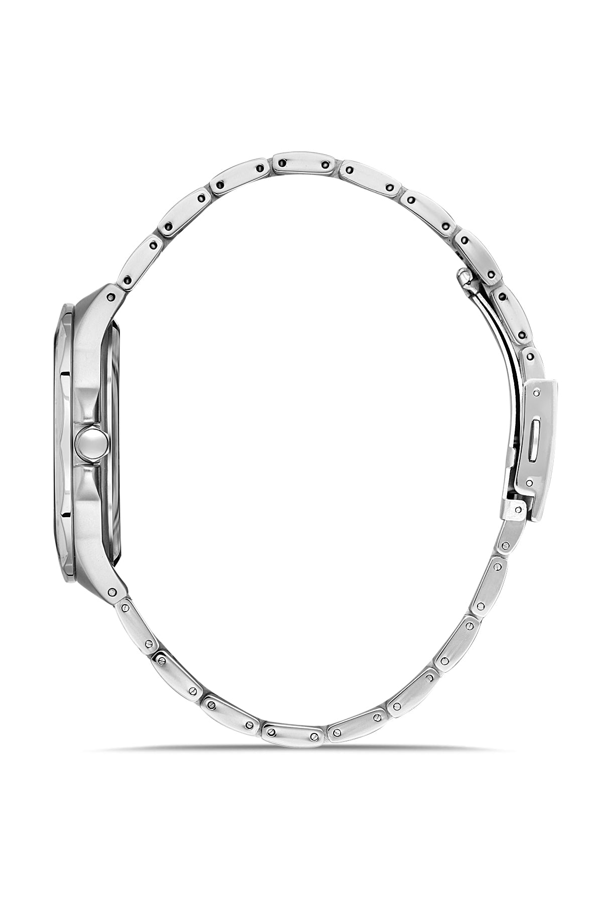 DAVID GUNER Green Dial Silver Plating Calendar Men's Watch