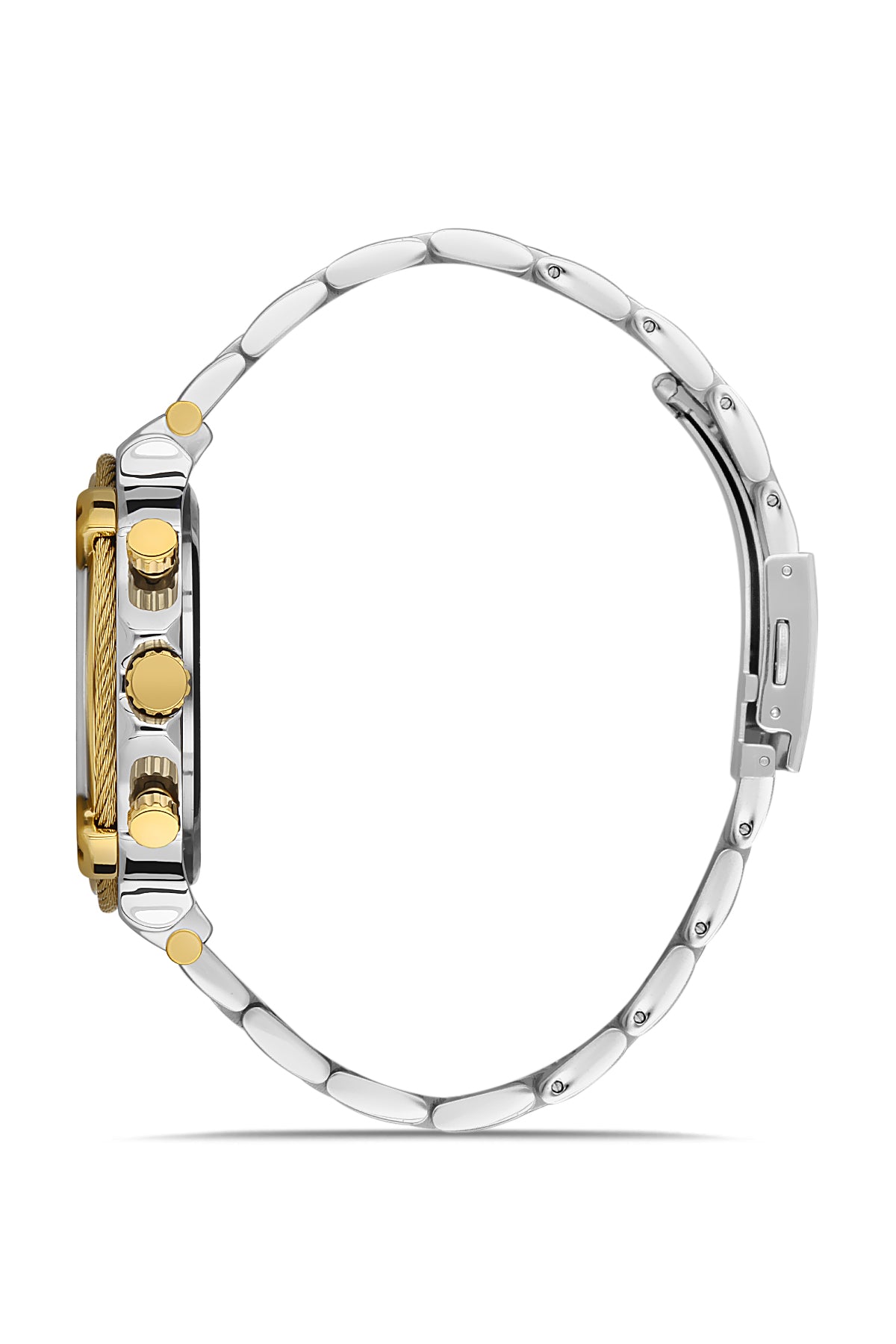 DAVID GUNER Green Dial Yellow White Coated Men's Watch