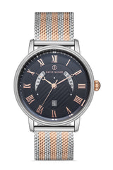 DAVID GUNER ROSE BEYAZ KAPLAMALI SİYAH KADRANLI ERKEK KOL SAATİ - DG-8237GC-E2