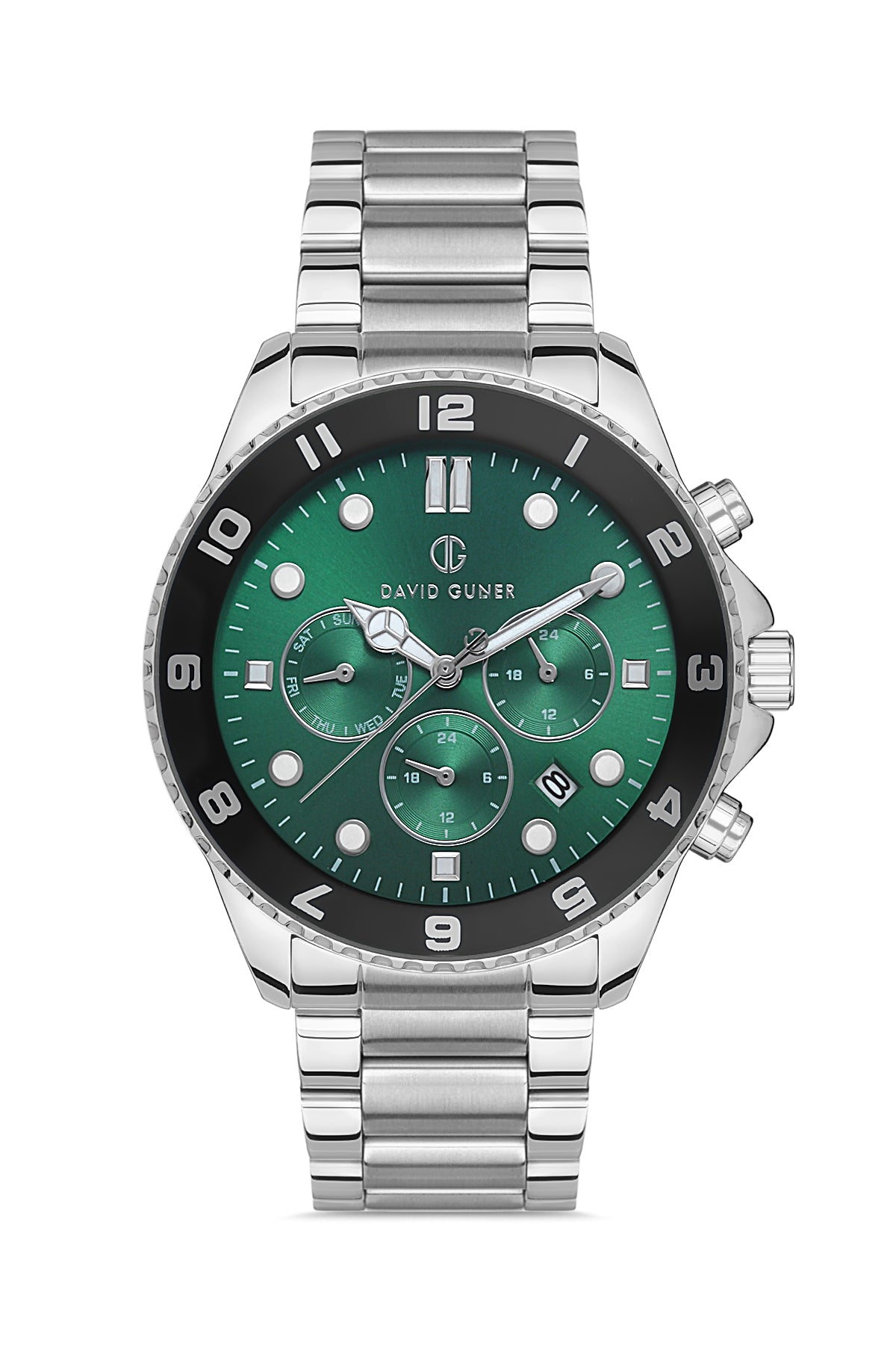 DAVID GUNER Green Dial Men's Wristwatch