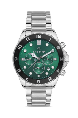 DAVID GUNER Green Dial Men's Watch