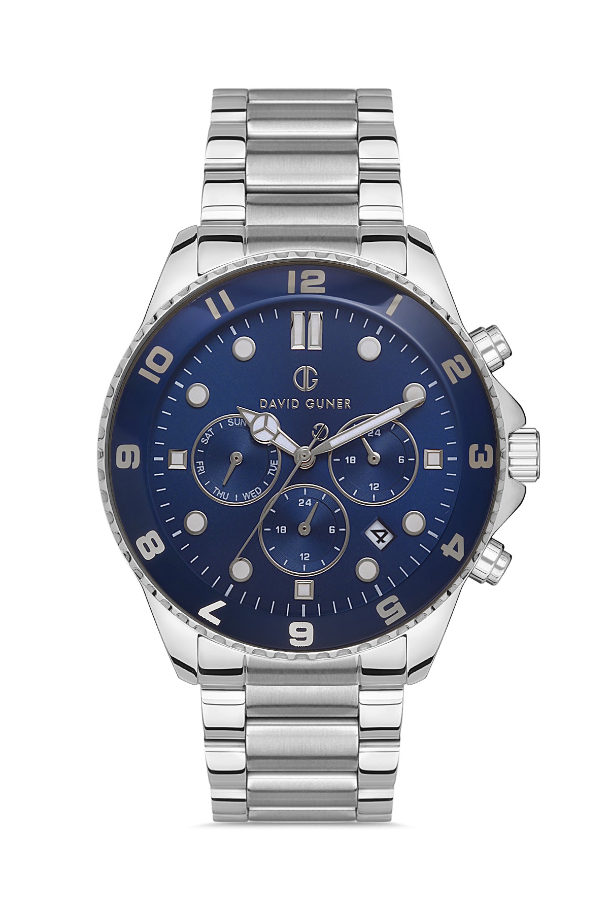 DAVID GUNER Blue Dial Men's Wristwatch