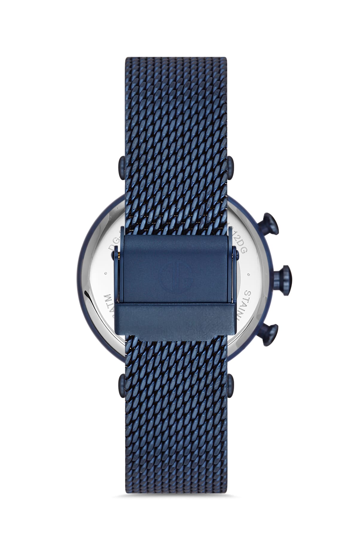 Davıd Guner Blue Coated Steel Braided Band Women's Watch