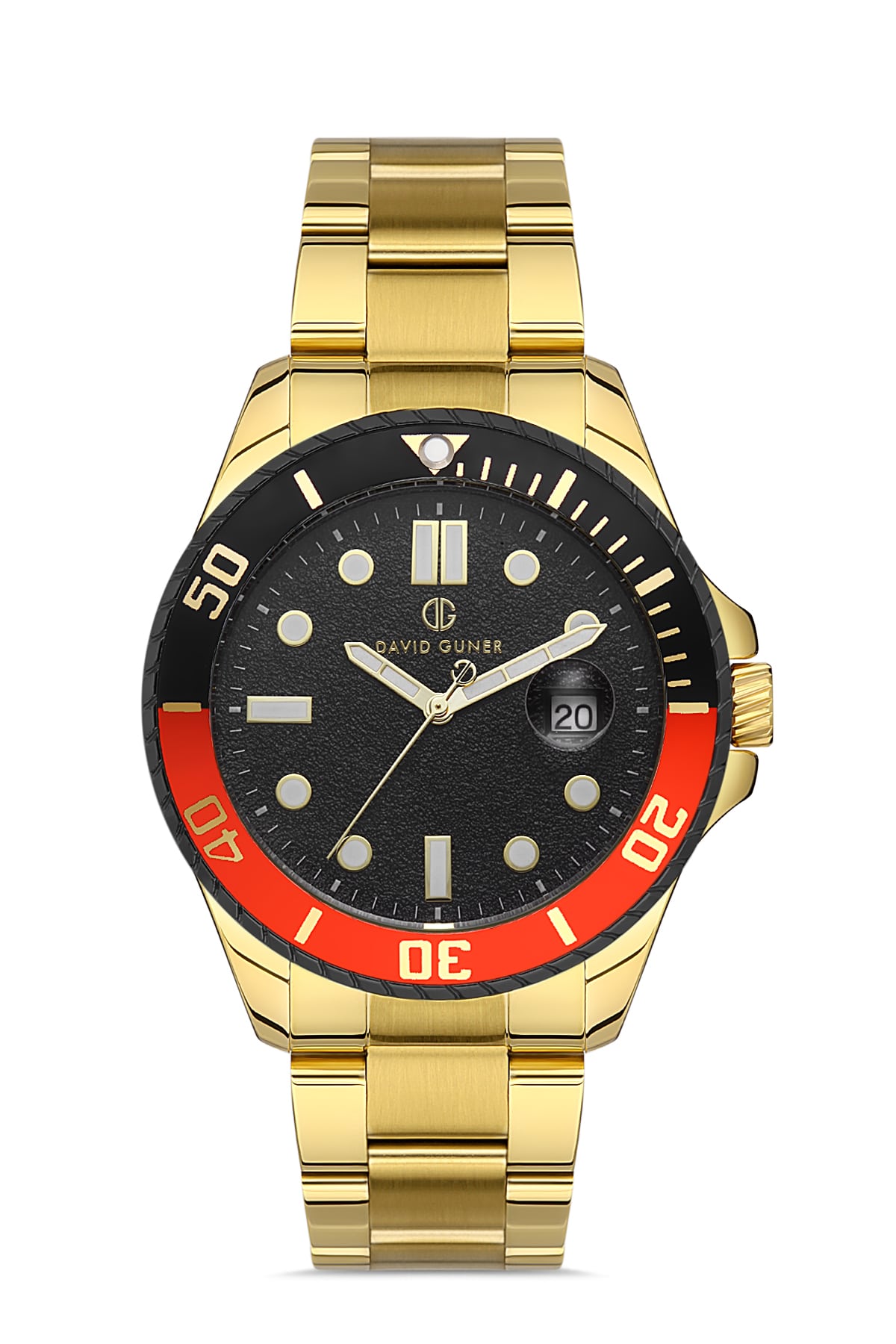 Davıd Guner Black Dial Men's Wristwatch