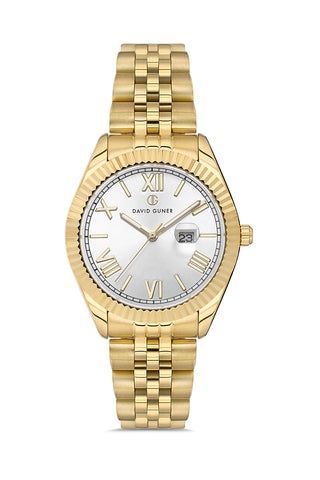 DAVID GUNER Silver Dial Women's Watch