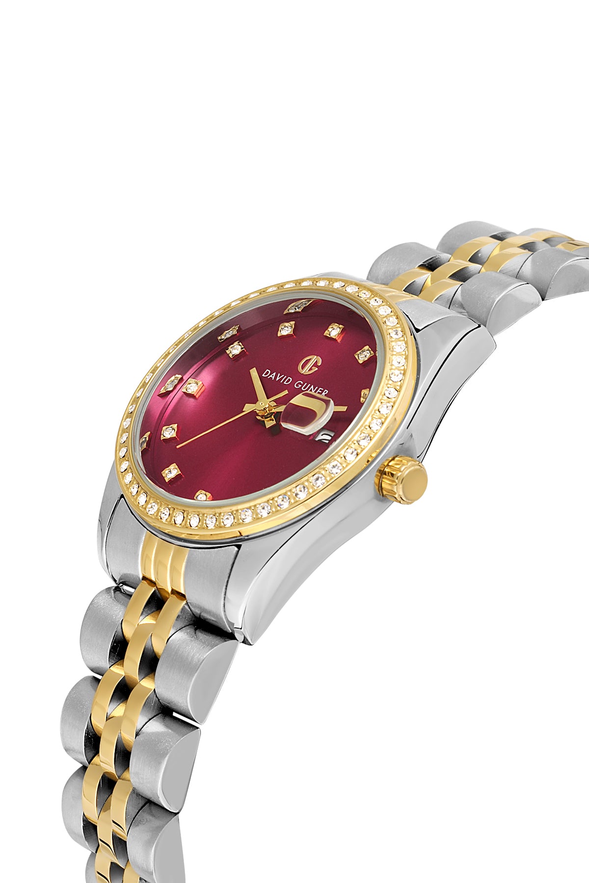 DAVID GUNER Red Dial Women's Wristwatch
