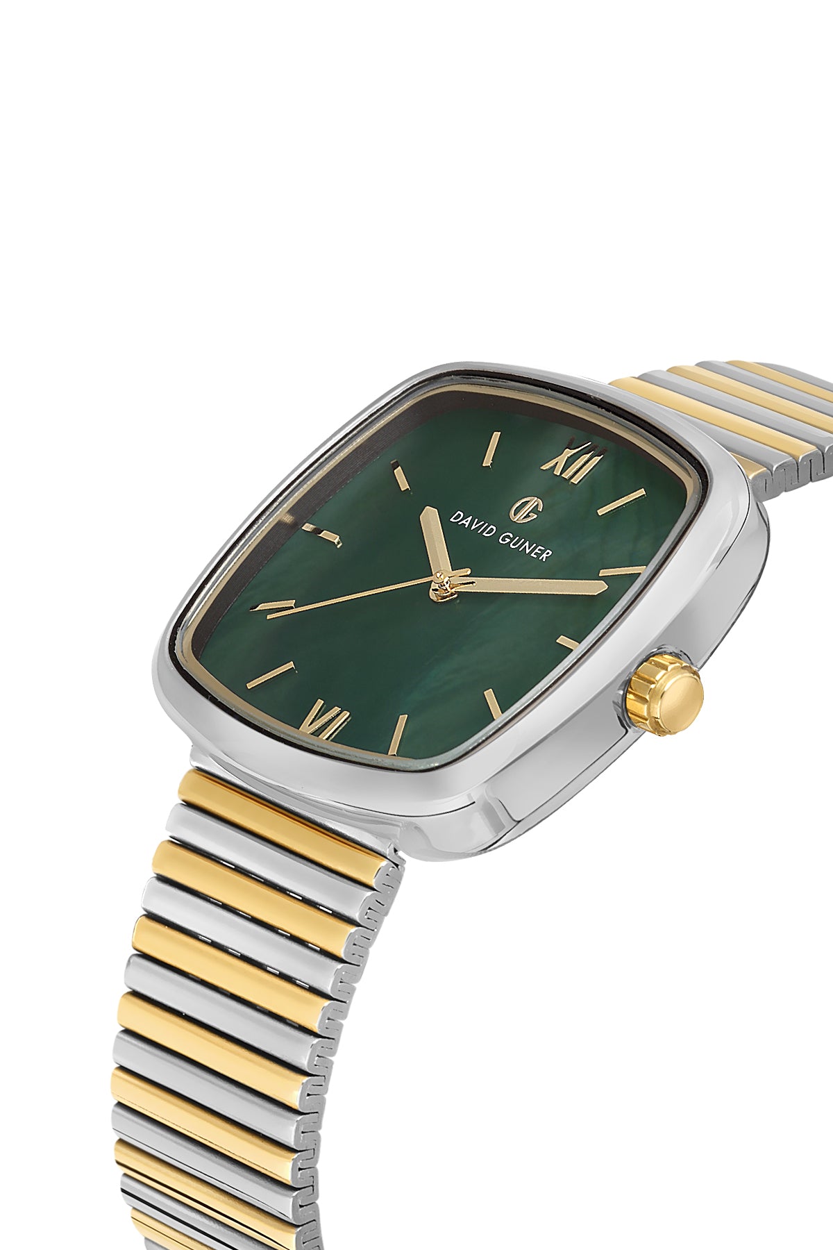 DAVID GUNER Green Dial Women's Wristwatch