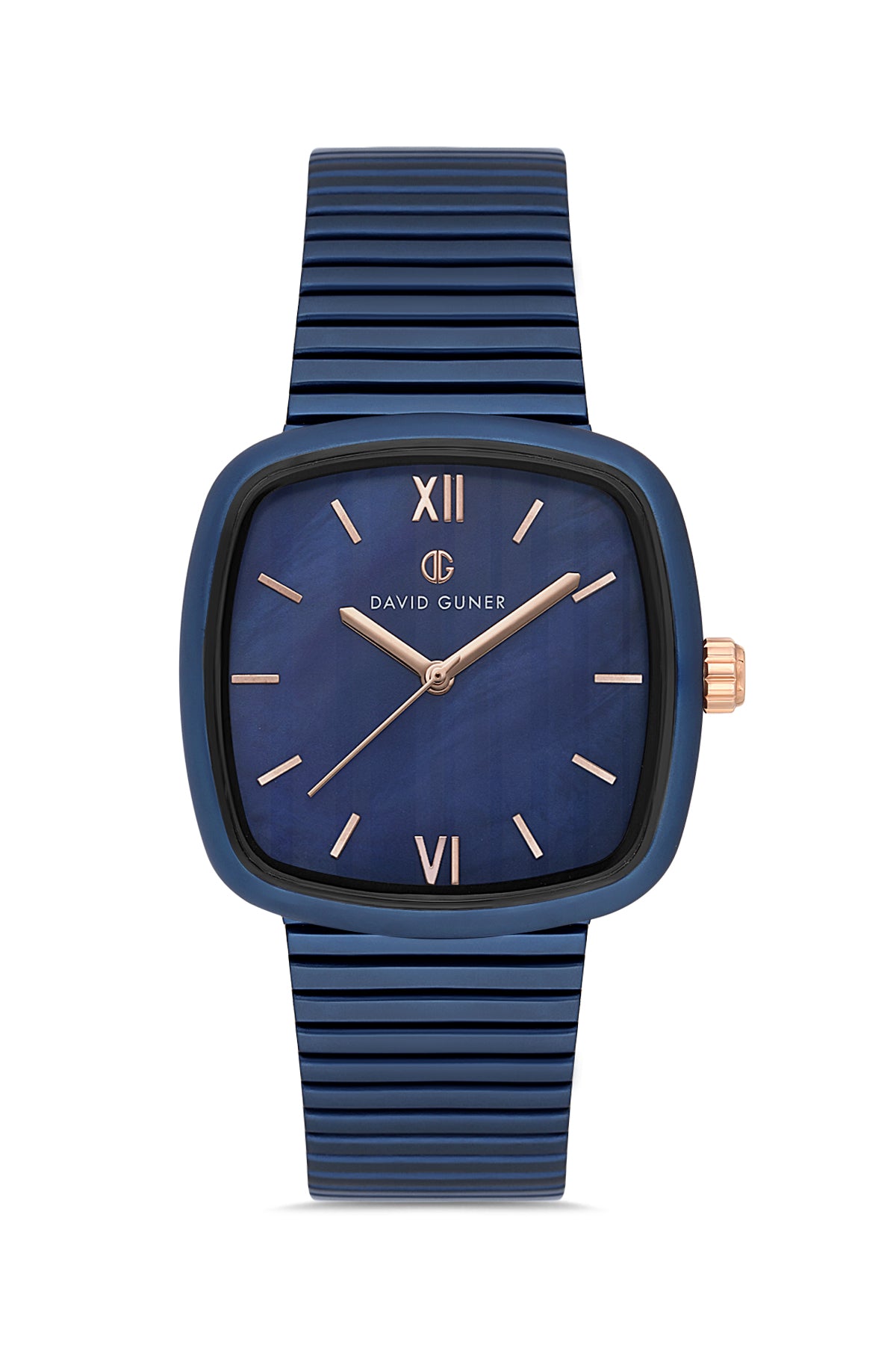 Davıd Guner Blue Coated Blue Dial Women's Wristwatch