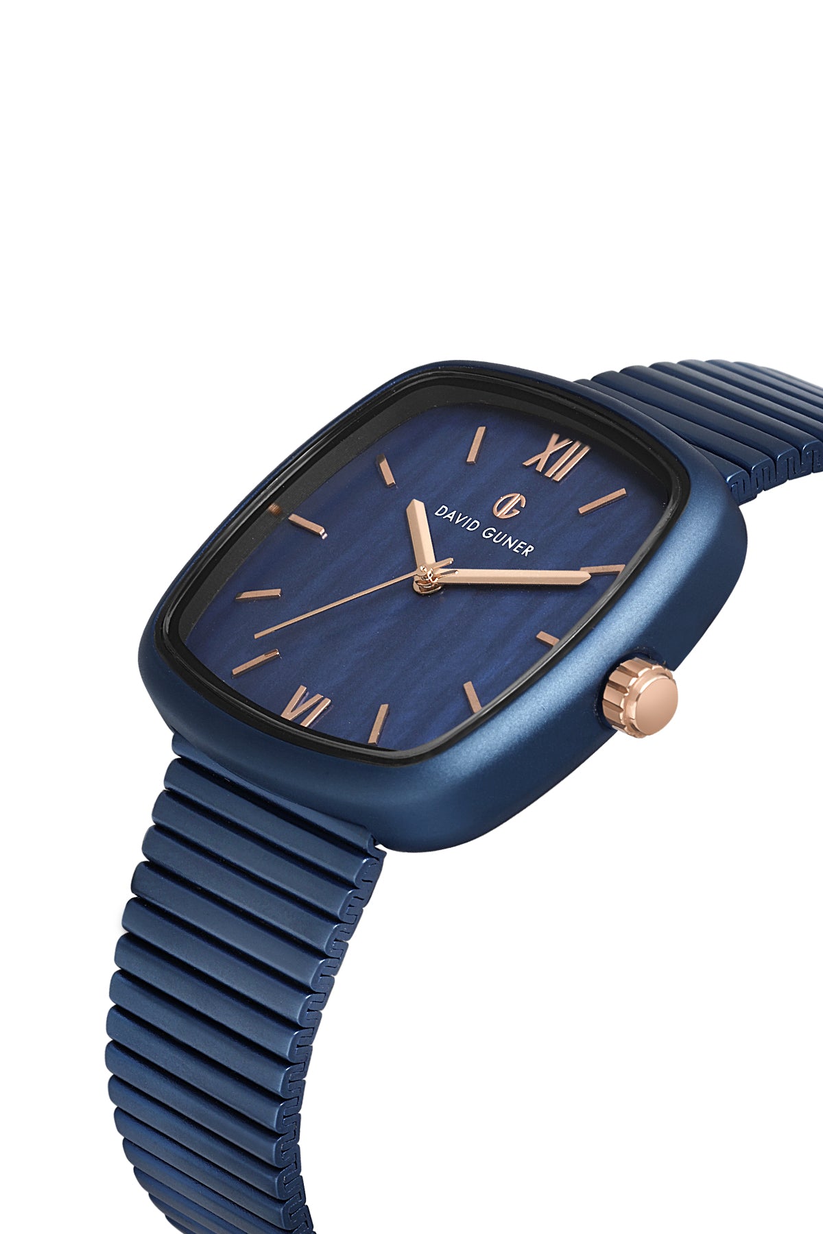 Davıd Guner Blue Coated Blue Dial Women's Wristwatch