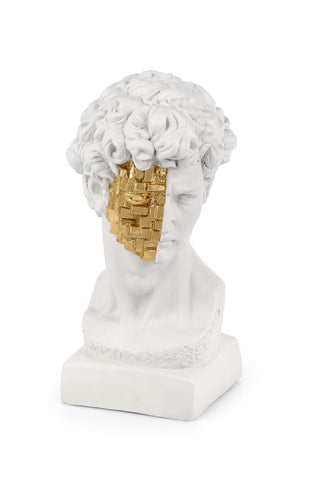 Davut Heykel Biblo Geometrik Gri Bronz
