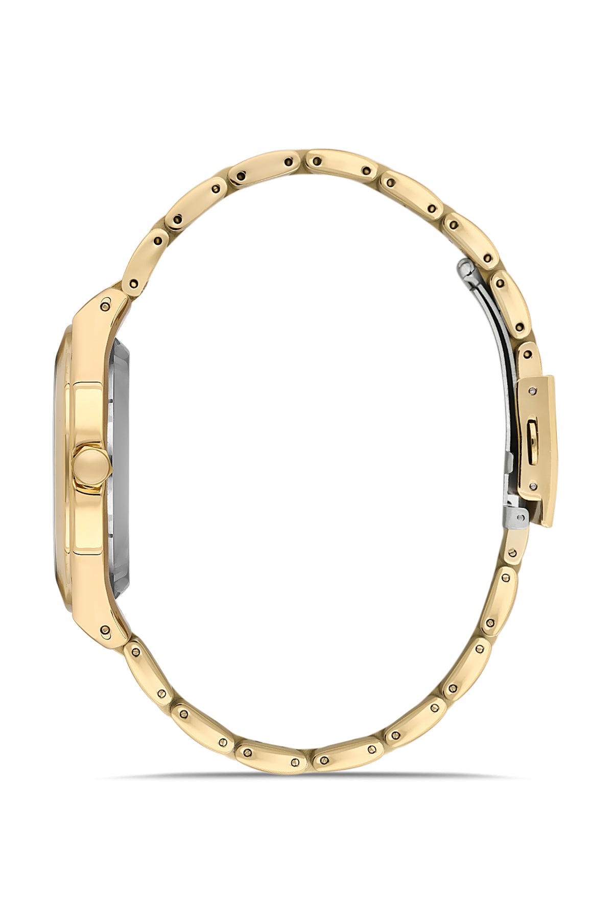 DAVID GUNER Altın Kaplamalı Lacivert Kadranlı Erkek Kol Saati - DG-8519GA-B3