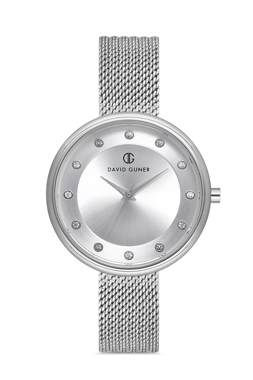 DAVID GUNER Kadın Kol Saati Gümüş Kadran Gümüş Kaplama DG-8133LC-A1