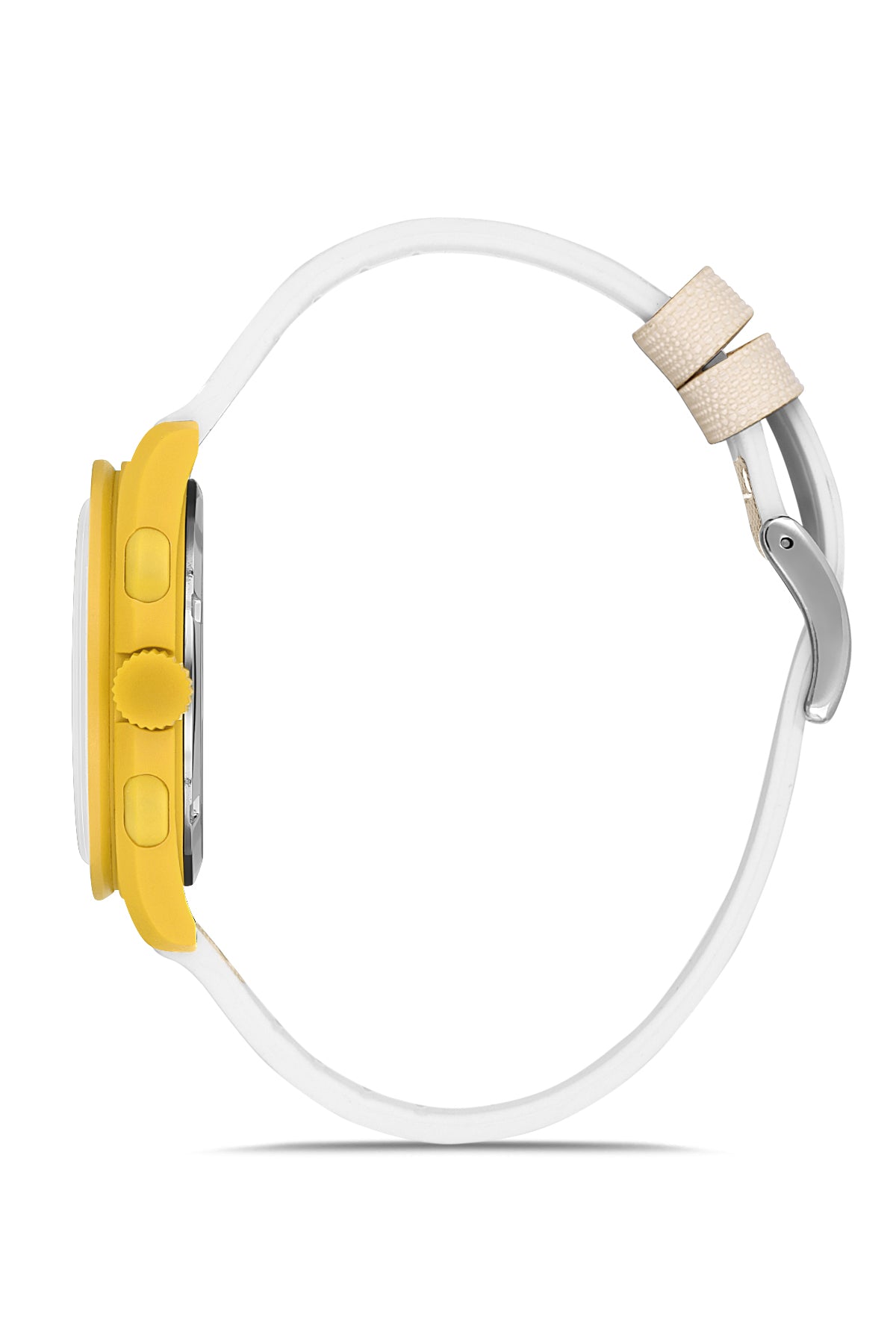 DAVID GUNER Beyaz Kadranlı Polikarbon Erkek Kol Saati - DG-8627GD-AE1