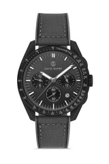 DAVID GUNER Gri Kadranlı Polikarbon Kaplamalı Erkek Kol Saati - DG-8627GD-Y2