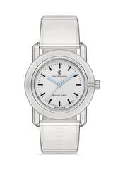 DAVID GUNER Gri Plastik Kordonlu Geri Dönüştürülebilir Su Geçirmez Unisex Kol Saati - DG-8661LD-A1