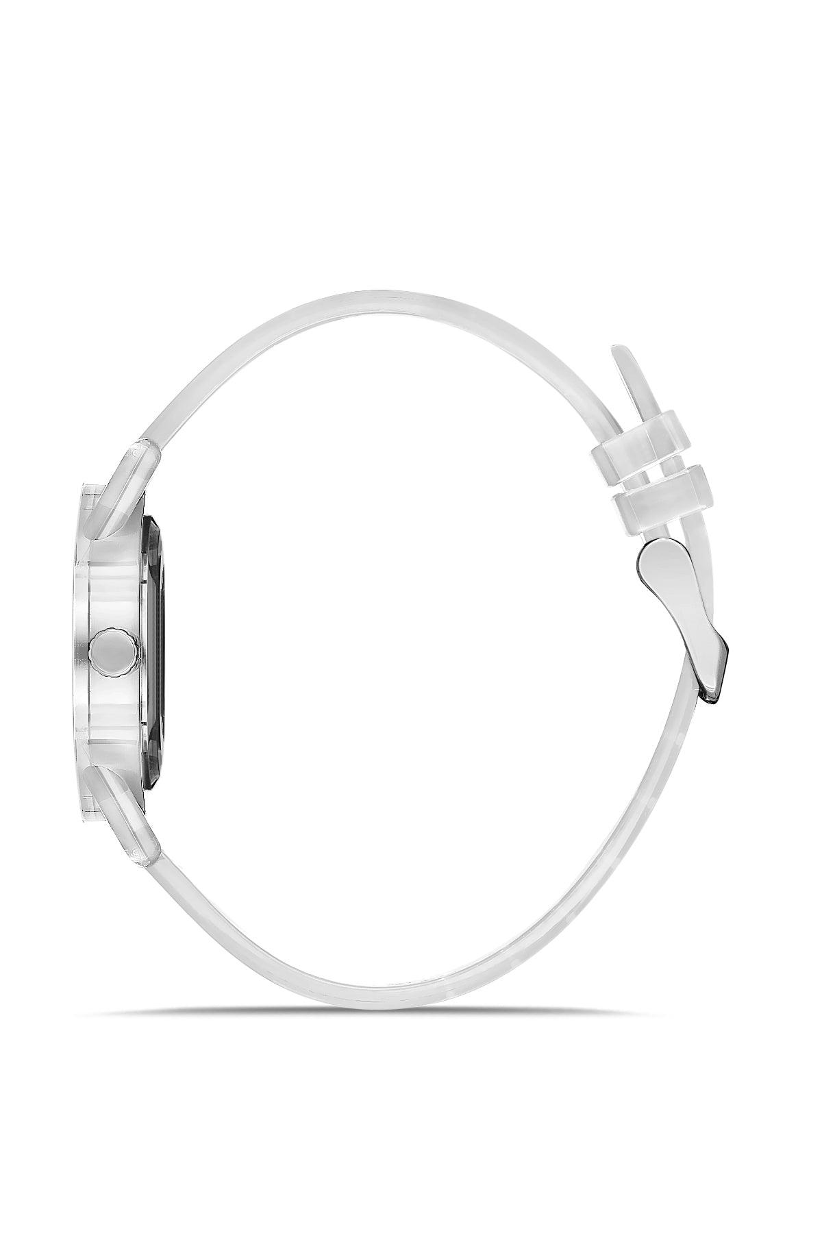 DAVID GUNER Gri Plastik Kordonlu Geri Dönüştürülebilir Su Geçirmez Unisex Kol Saati - DG-8661LD-A1