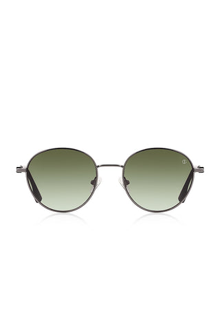 DAVID GUNER Gümüş Çerçeveli Yeşil Degrade Camlı Unisex Güneş Gözlüğü - G8804-C102
