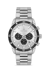 DAVID GUNER Gümüş Kadranlı Gümüş Kaplamalı Erkek Kol Saati - DG-8529GA-A1