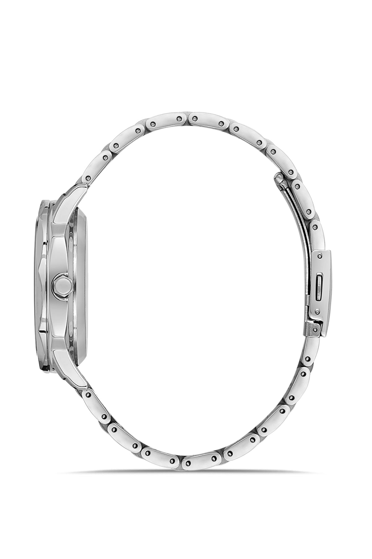 David Guner Silver Plating Calendar Men's Watch