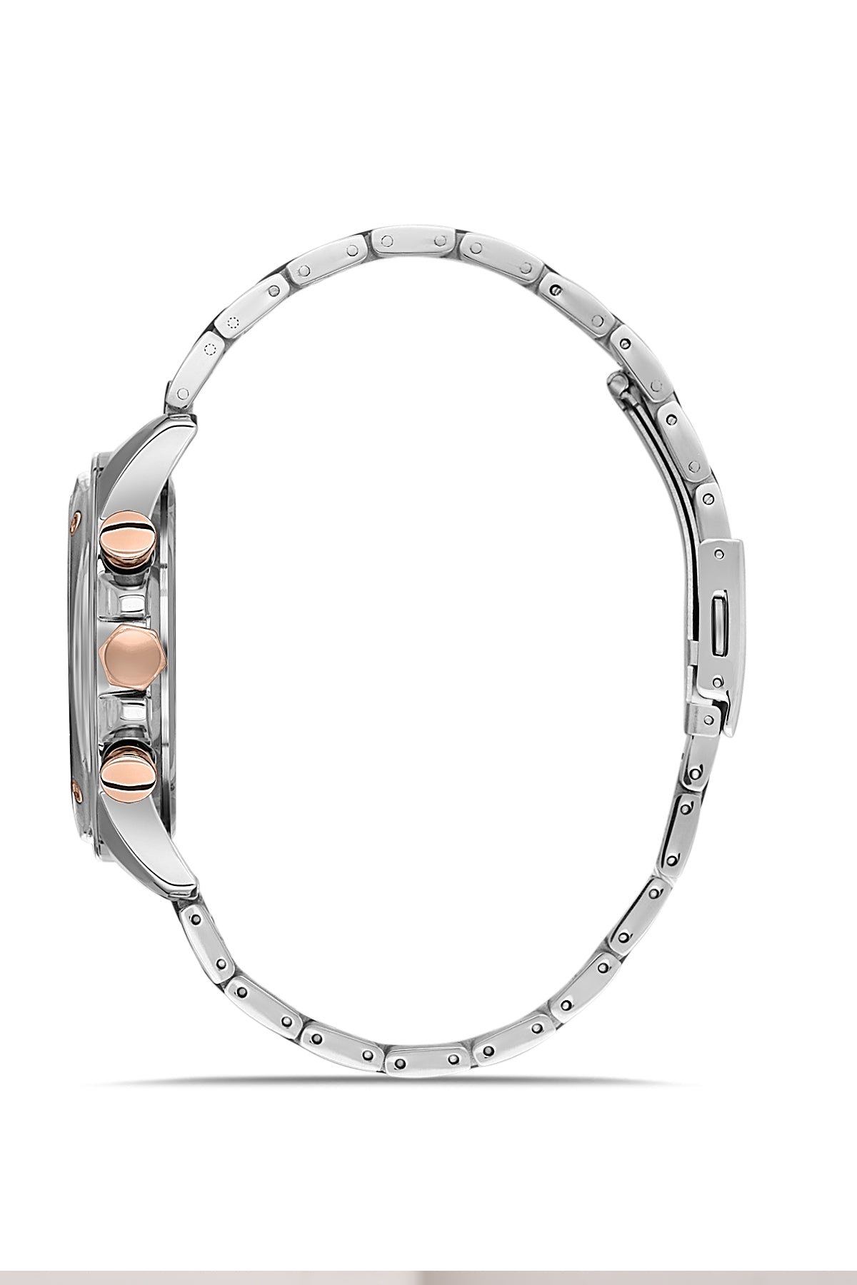 DAVID GUNER Gümüş Kaplama Yeşil Kadranlı Paslanmaz Masif Çelik Erkek Kol Saati - DG-8625GA-ZM10