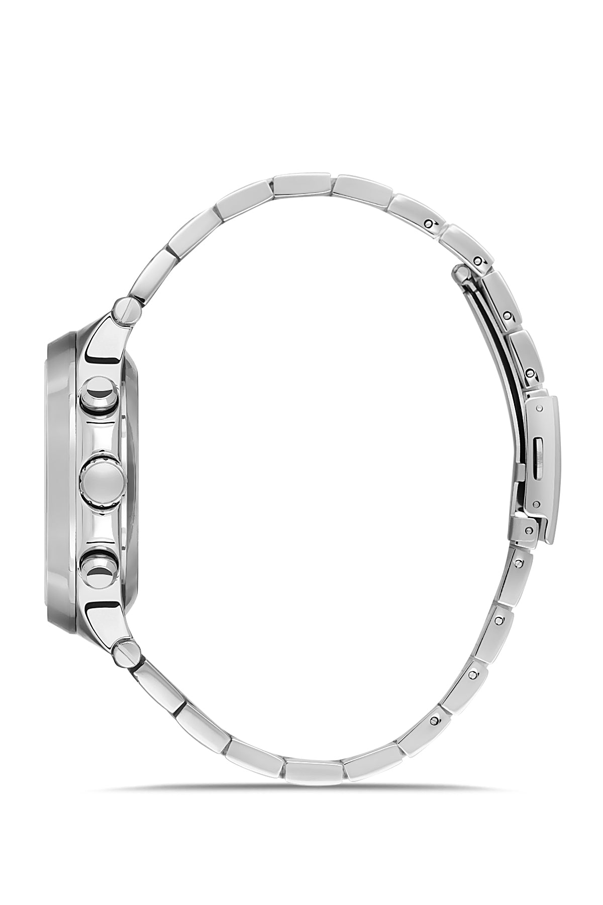 DAVID GUNER Turkuaz Kadranlı Gümüş Paslanmaz Masif Çelik Erkek Kol Saati - DG-8522GA-A15