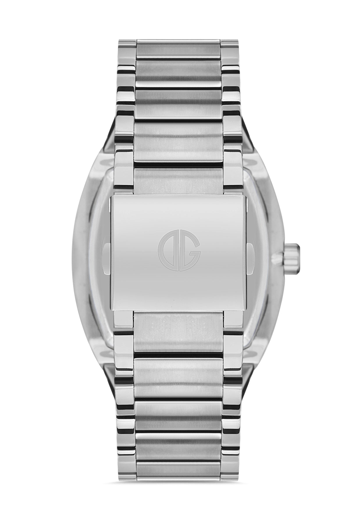 DAVID GUNER GÜMÜŞ KAPLAMALI BEYAZ KADRANLI ERKEK KOL SAATİ DG-8059GA-A1