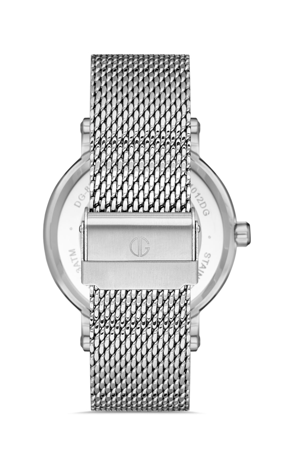 DAVID GUNER GÜMÜŞ KAPLAMALI BEYAZ KADRANLI ERKEK KOL SAATİ DG-8232GC-A1