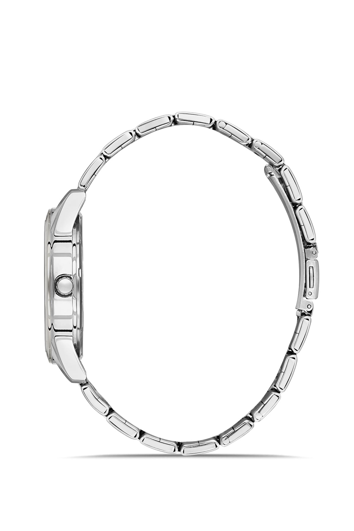 DAVID GUNER Gümüş Kaplama Gümüş Kadranlı Takvimli Erkek Kol Saati