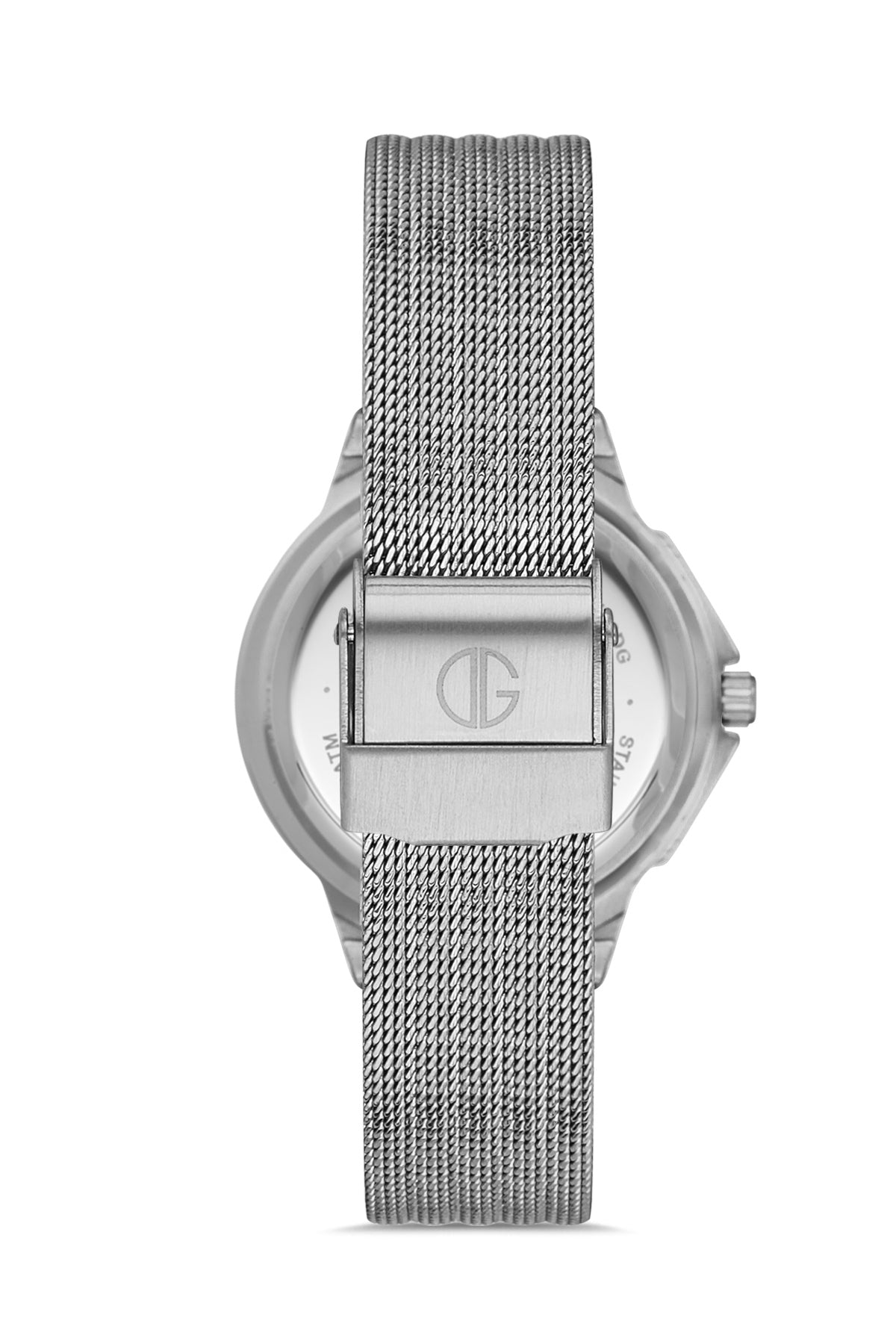 DAVID GUNER GÜMÜŞ KAPLAMALI BEYAZ KADRANLI KADIN KOL SAATİ DG-8260LC-A1