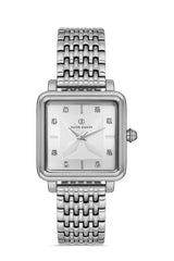 DAVID GUNER Gümüş Kadranlı Gümüş Kaplamalı Kadın Kol Saati - DG-8471LA-A1