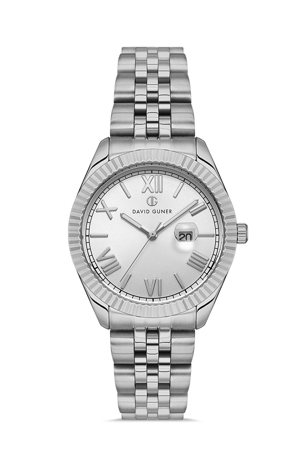 DAVID GUNER Silver Dial Women's Watch