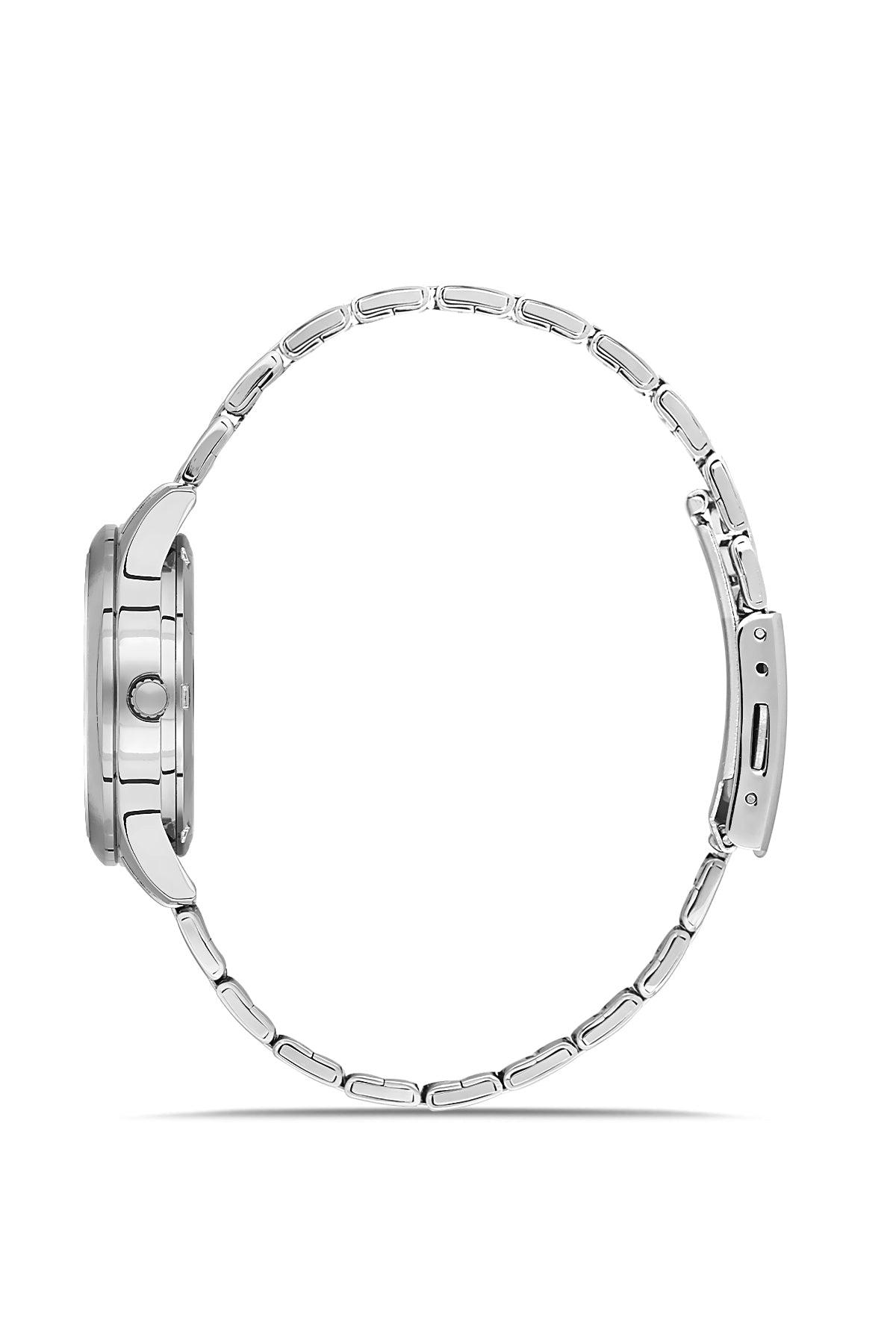 DAVID GUNER GÜMÜŞ KAPLAMALI BEYAZ KADRANLI KADIN KOL SAATİ DG-8717LA-A1