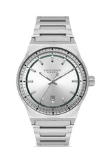 DAVID GUNER Gümüş Kaplamalı Gümüş Kadranlı Erkek Kol Saati - DG-8890GA-A1