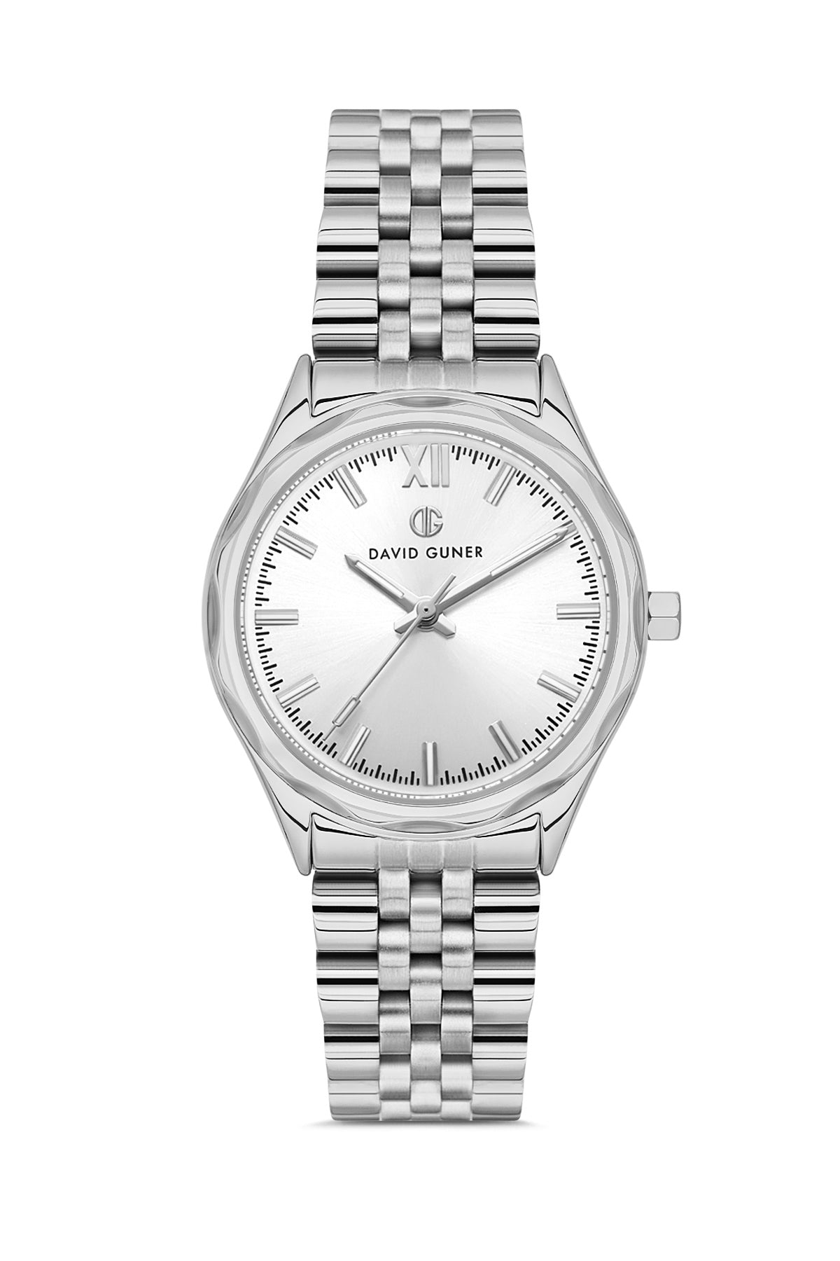 DAVID GUNER Gümüş Kaplamalı Gümüş Kadranlı Kadın Kol Saati - DG-8704LA-A1