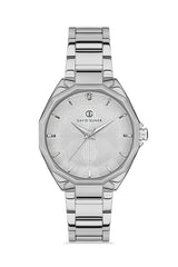 DAVID GUNER Silver Plating Women's Watch