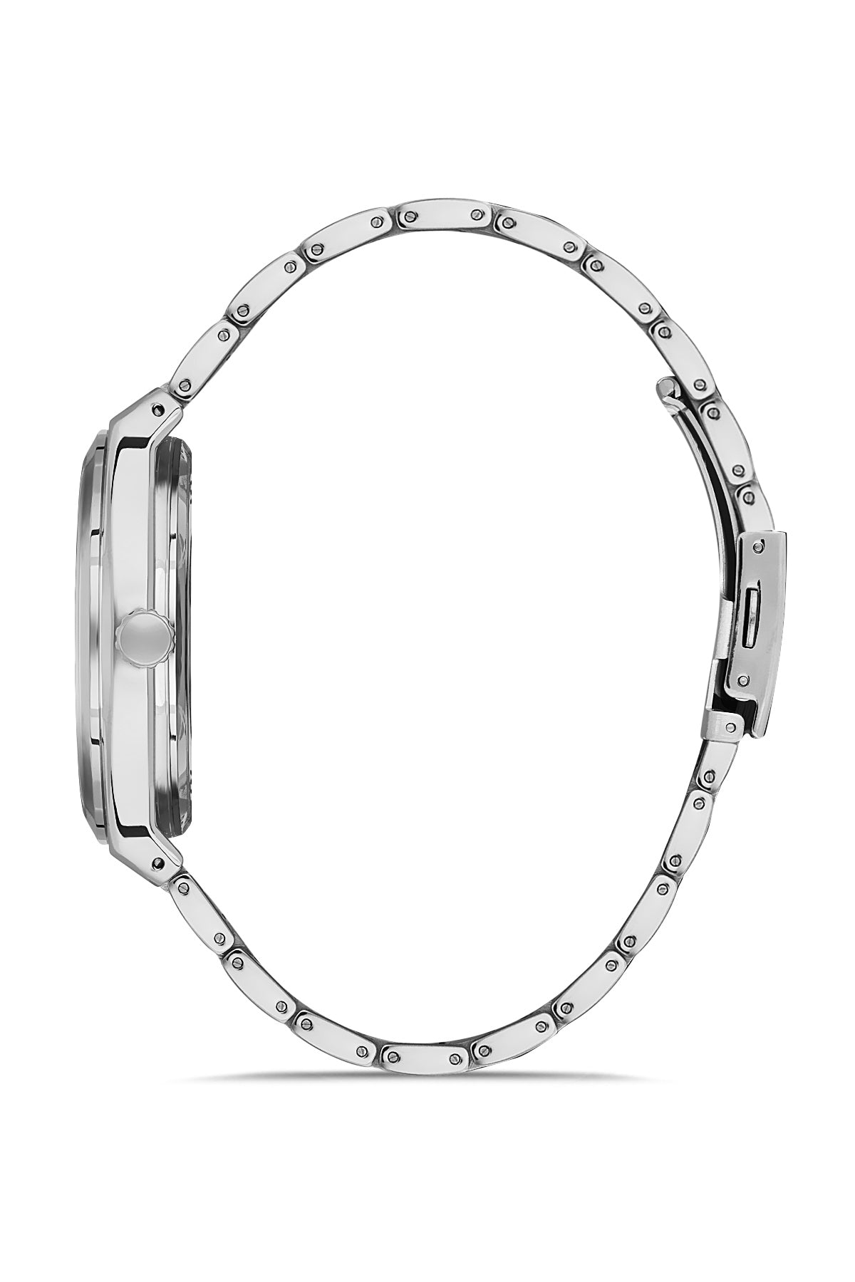 DAVID GUNER GÜMÜŞ KAPLAMALI KAHVERENGİ KADRANLI ERKEK KOL SAATİ DG-8653GA-A6