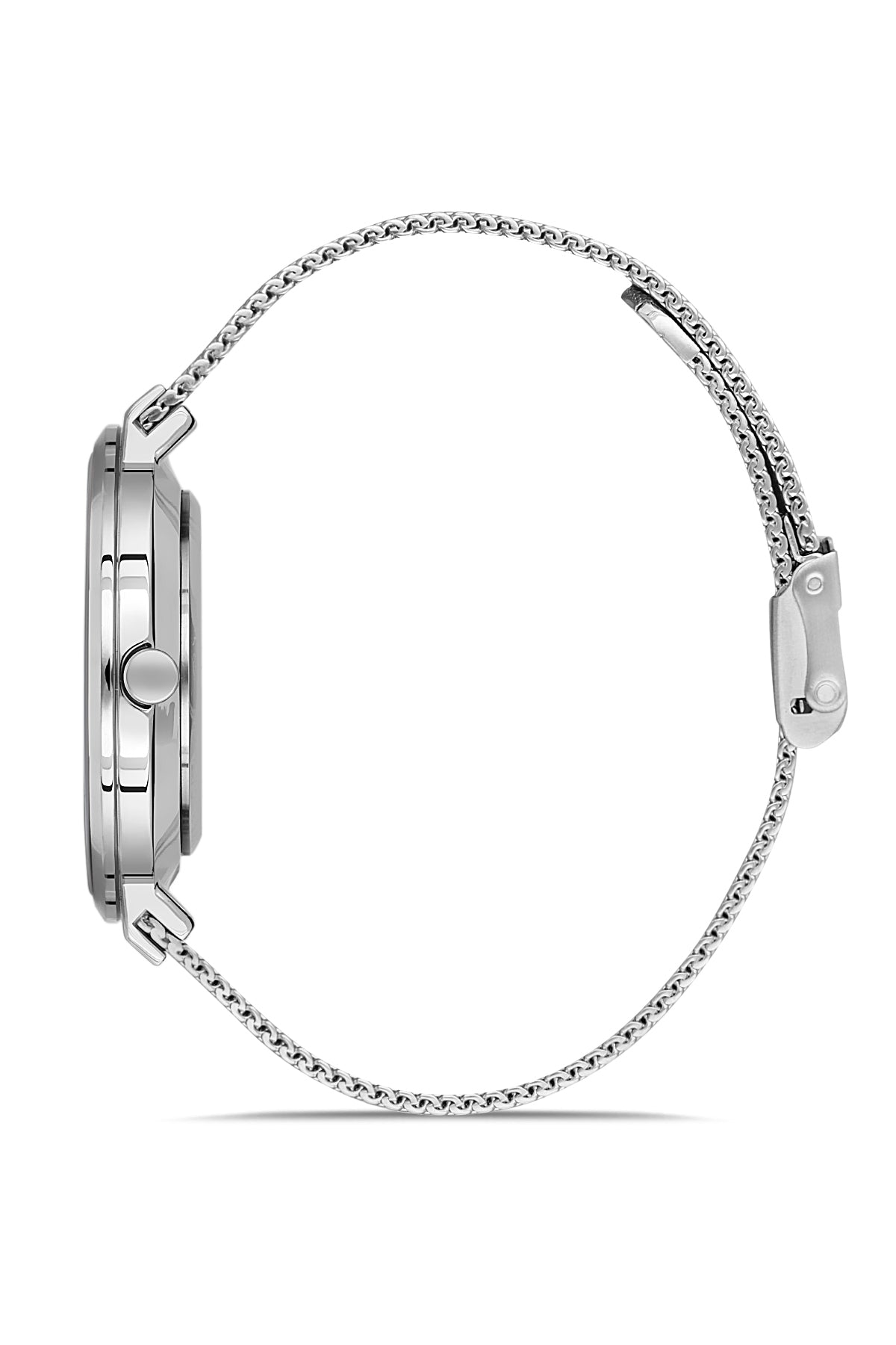 DAVID GUNER GÜMÜŞ KAPLAMALI MAVİ KADRANLI ERKEK KOL SAATİ - DG-8240GC-A3