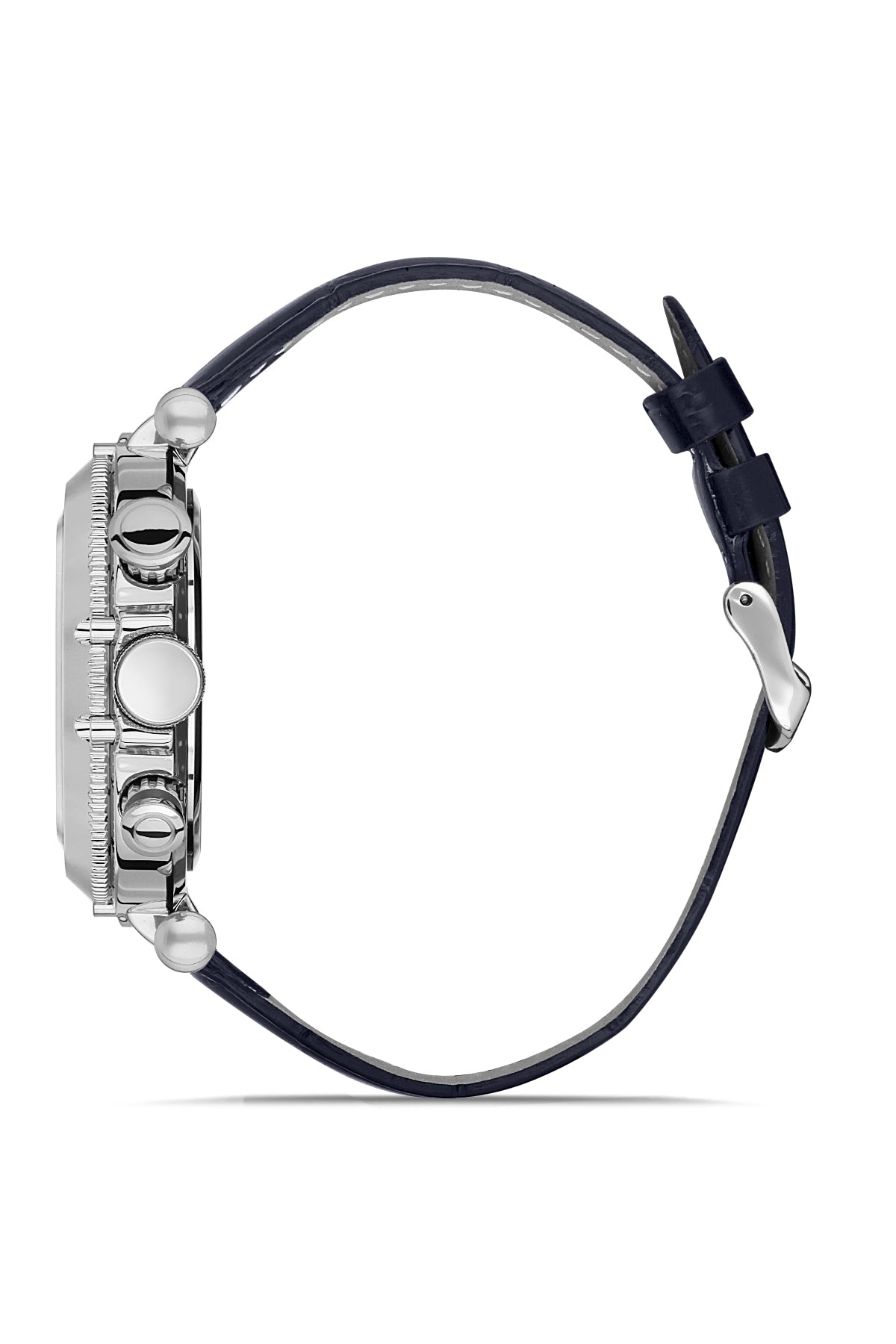 DAVID GUNER GÜMÜŞ KAPLAMALI MAVİ KADRANLI ERKEK KOL SAATİ DG-8247GB-L3