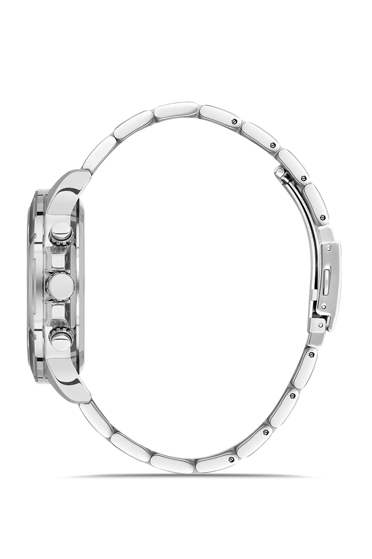 DAVID GUNER GÜMÜŞ KAPLAMALI MAVİ KADRANLI ERKEK KOL SAATİ DG-8357GA-A3