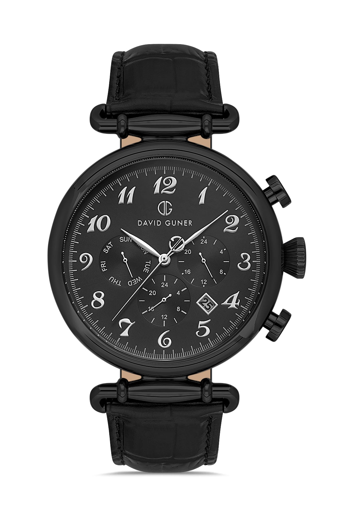 DAVID GUNER GÜMÜŞ KAPLAMALI MAVİ KADRANLI ERKEK KOL SAATİ DG-8384GB-G2