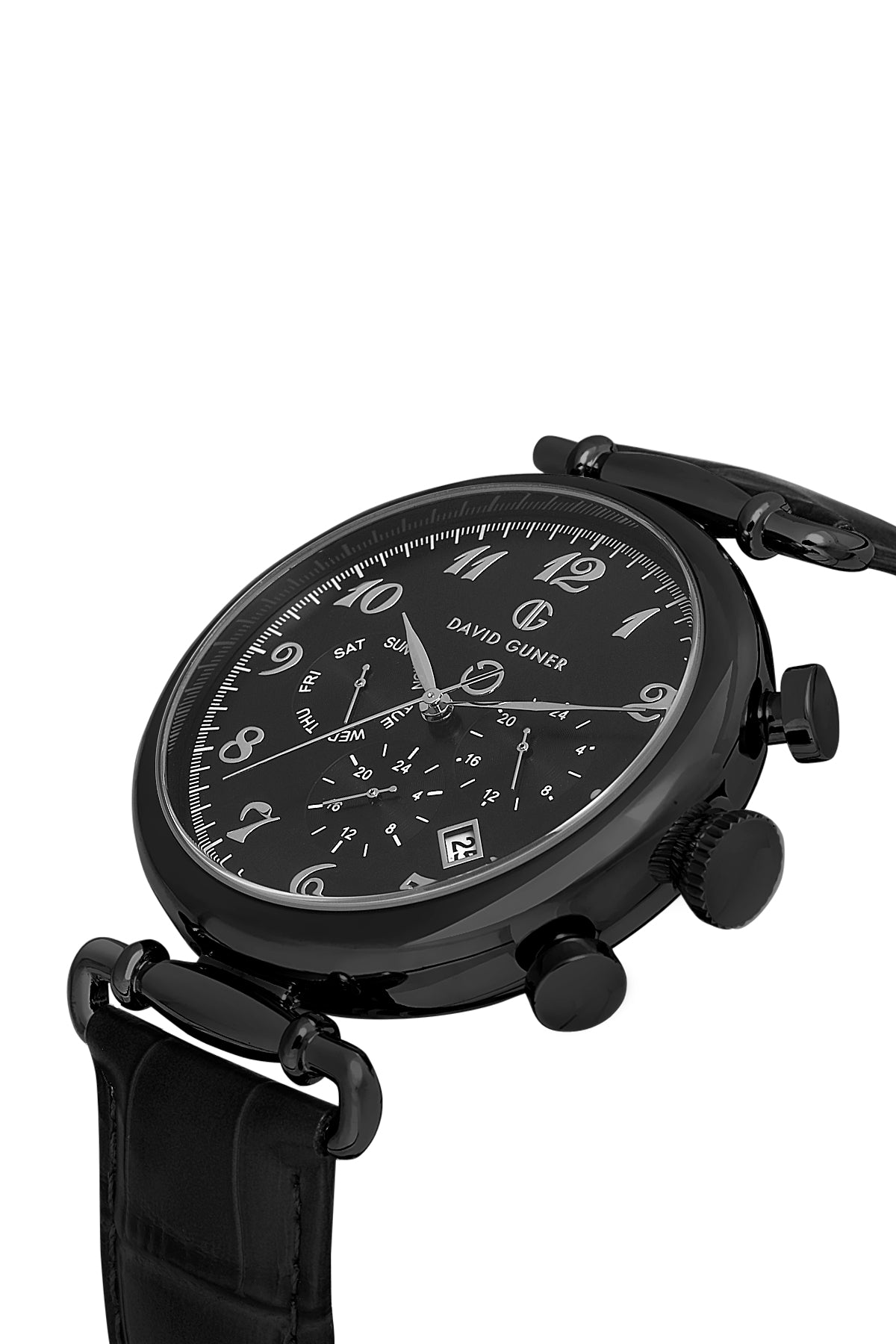 DAVID GUNER GÜMÜŞ KAPLAMALI MAVİ KADRANLI ERKEK KOL SAATİ DG-8384GB-G2