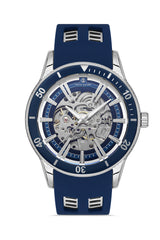 DAVID GUNER GÜMÜŞ KAPLAMALI MAVİ KADRANLI ERKEK KOL SAATİ - DG-8619GD-L1